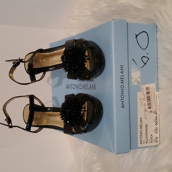 Antonio Melani black heels. - Picture 1 of 5